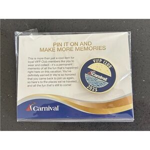 Carnival VIFP Club 2025 Pin